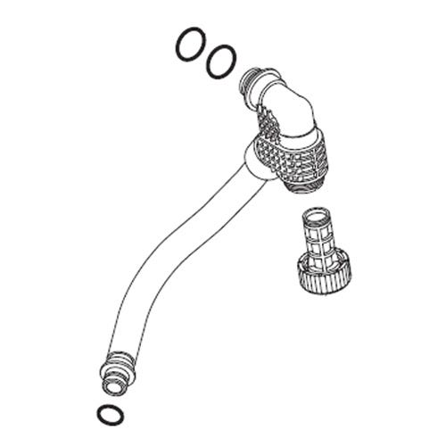 322-1149-41 LIXIL・INAX 純正部品 ストレーナ付給水ホース(410mm) トイレ部品 [322-1149-41]