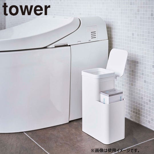 SL-TG-YJ-0686 収納付きトイレポット タワー／ホワイト[5232]／トイレ用品 [YJ-0686] ＜LIXILセレクトアイテムA＞