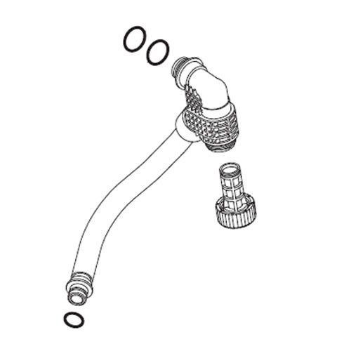 322-1149-90 LIXIL・INAX 純正部品 ストレーナ付給水ホース(900mm) トイレ部品 [322-1149-90]