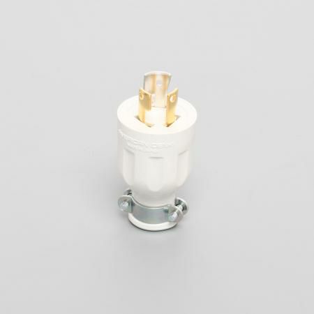 3112R-IV アメリカン電機 プラグ ゴムカバー  白 接地形2P 15A 125V 引掛形