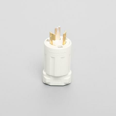 3222N-IV  アメリカン電機  引掛形 プラグ(ナイロンカバー） 白 3P 20A 250V