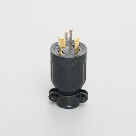 3222R  アメリカン電機  引掛形 プラグ(ゴムカバー） 3P 20A 250V