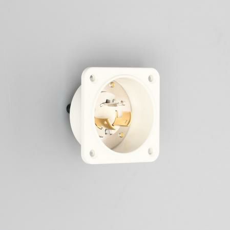 3225N  アメリカン電機  引掛形 フランジインレット(ナイロン製) 3P 20A 250V