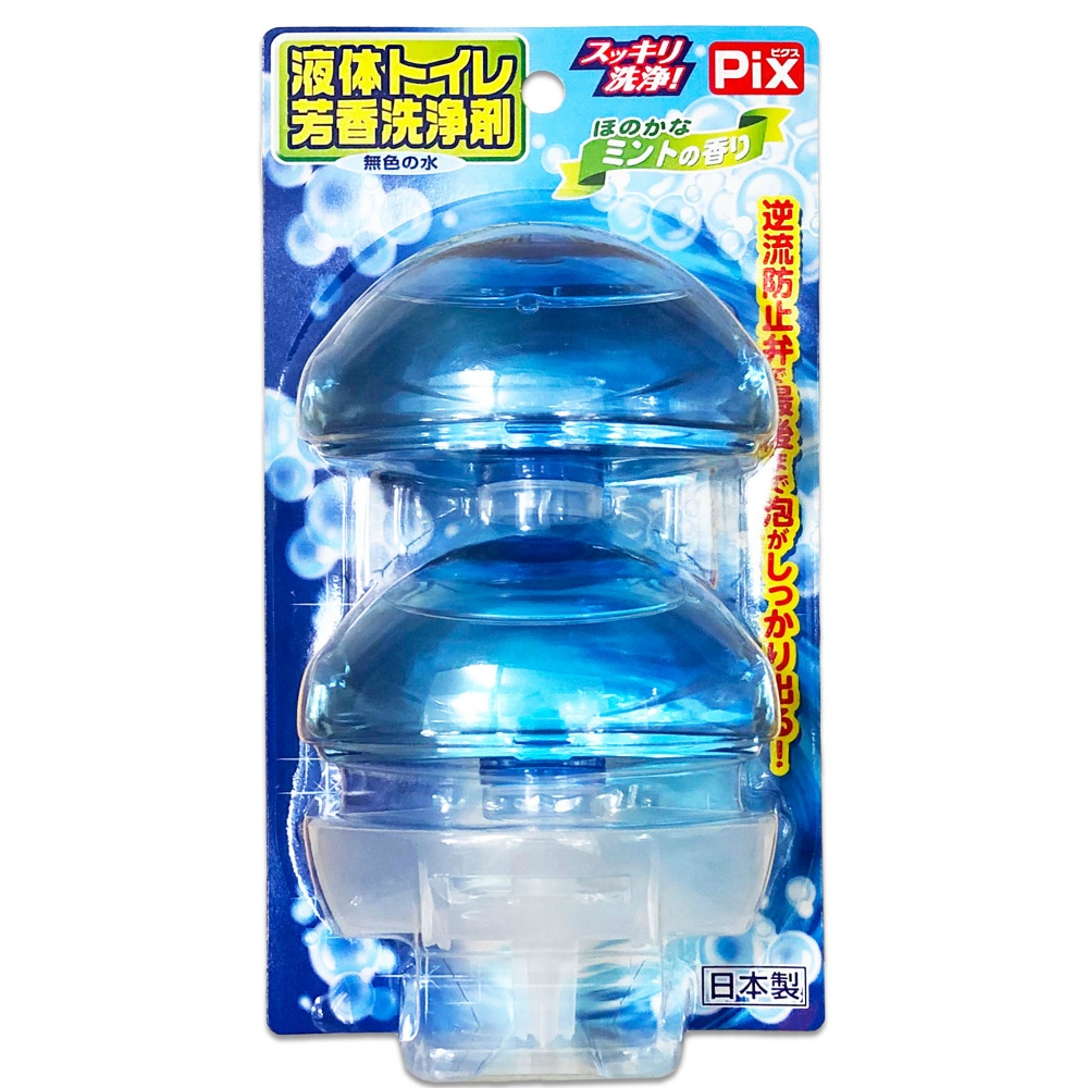 ライオンケミカル 純正品 ピクス液体トイレ芳香洗浄剤本体２個ミントの香り 4900480226357