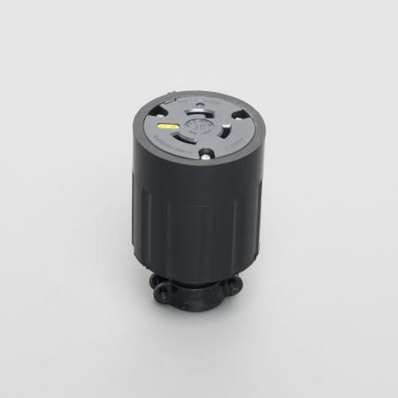 3314R-L5 アメリカン電機 コードコネクタボディ ゴムカバー 接地形2P 30A 125V ＜引掛形 NEMA規格 L5-30＞