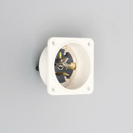 3315N-L5 アメリカン電機 フランジインレット ナイロン 接地形2P 30A 125V ＜引掛形 NEMA規格 L5-30＞