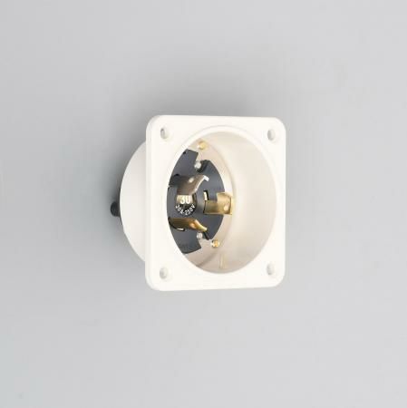 3325N  アメリカン電機  引掛形 フランジインレット (ナイロン製) 3P 30A 250V