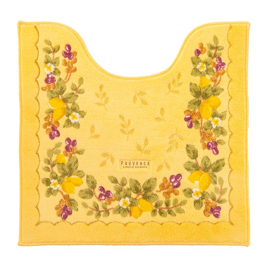 SL-TM-KA-0612 プロバンス シエル トイレマット 55×60cm／イエロー／トイレ用品 [KA-0612] ＜LIXILセレクトアイテムA＞