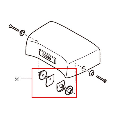 A-2261 LIXIL・INAX 純正部品 ソケットナット(2個1セット) トイレ部品 [A-2261]