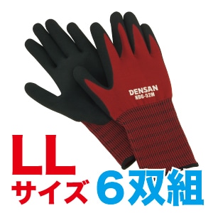 NDG-52LL-6S ジェフコム 電工カラーグローブ（6双組）