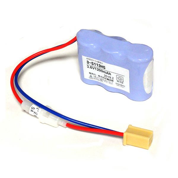 3-S113H相当品 古河電池相当品(同等品) 3.6V1200mAh S型 コネクター付き ※電池屋組電池