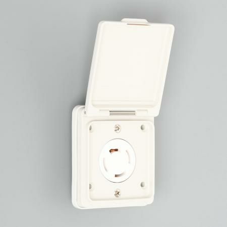 4220PW  アメリカン電機  引掛形 防水形パネル用コンセント 接地3P 20A 250V
