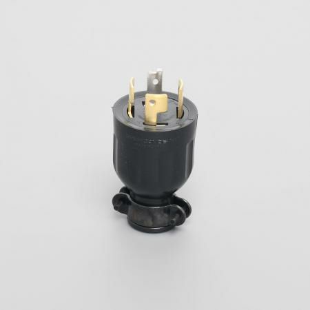 4222R  アメリカン電機  引掛形 プラグ(ゴムカバー） 接地3P 20A 250V