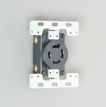 4240-2-L16 アメリカン電機 防水形プレート 専用コンセント 接地形3P 20A 480V ＜引掛形 NEMA規格 L16-20＞