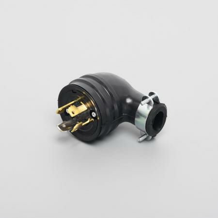 4362RL  アメリカン電機  引掛形 プラグ(ゴムカバー･L型) 接地3P 30A 600V