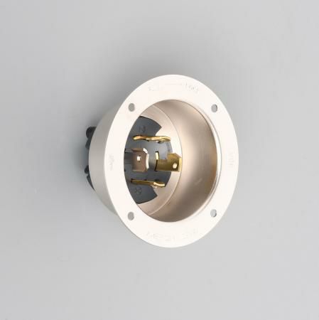 4365  アメリカン電機  引掛形 フランジインレット 接地3P 30A 600V