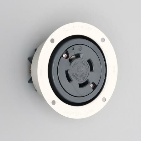 4626  アメリカン電機  引掛形 フランジコンセント 接地3P 60A 250V