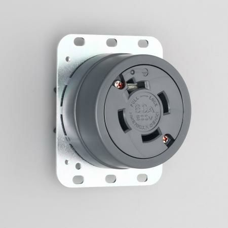 4660  アメリカン電機  引掛形 埋込コンセント 接地3P 60A 600V
