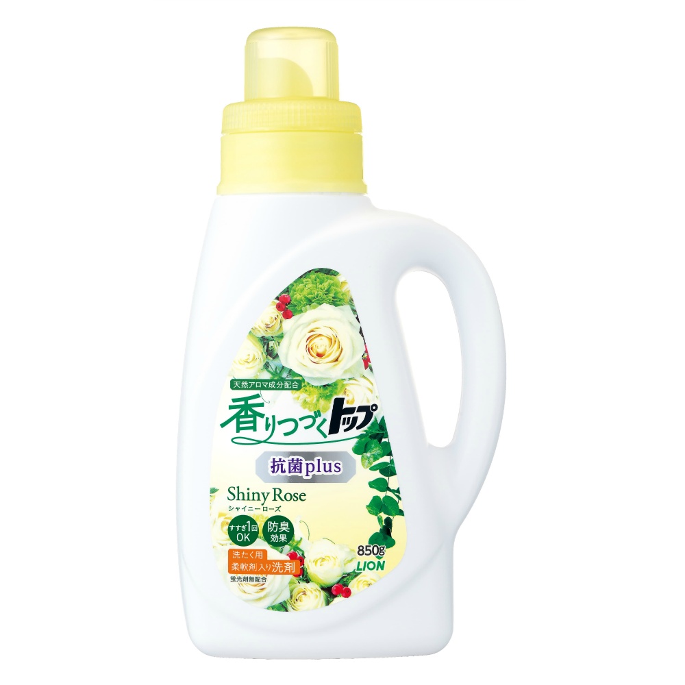 ライオン 純正品 香りつづくトップ 抗菌plus ShinyRose 本体 850g 4903301307778