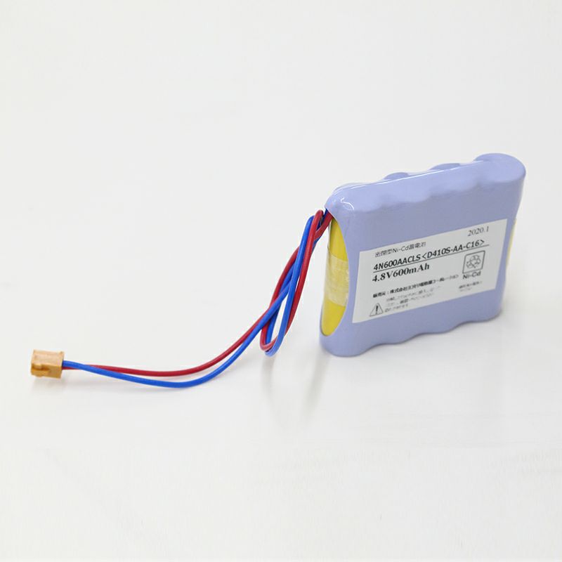 4N-600AACL相当品(同等品) SANYO製相当品 アマノ タイムレコーダー EX6100 他 S型 組電池 4.8V600mAh コネクタ付 4N600AACL