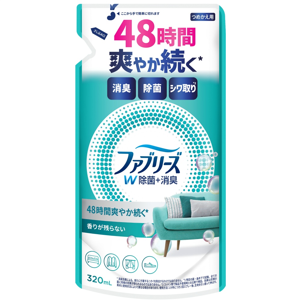 Ｐ＆Ｇ 純正品 ファブリーズＷ除菌つめかえ 4987176286482