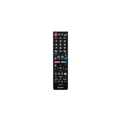 0106380482 シャープ 純正部品 液晶テレビ用 リモコン＜ブラック系＞（010 638 0482）