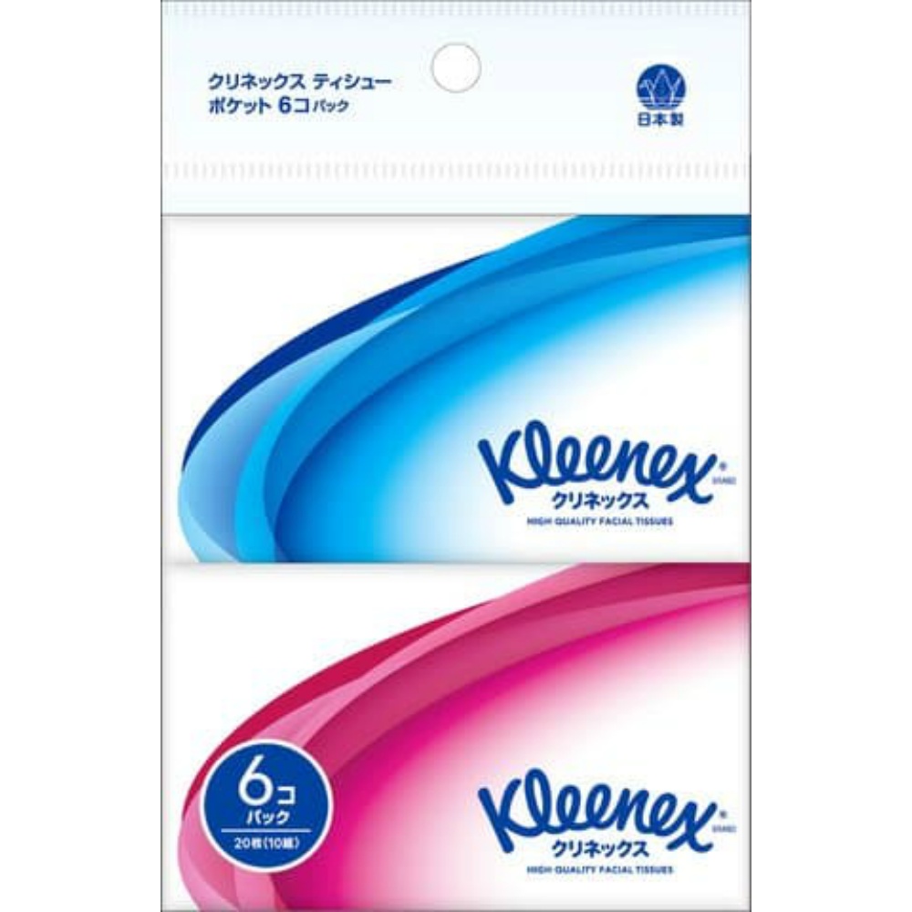 日本製紙クレシア 純正品 クリネックスティシューポケット６コパック 4901750470265