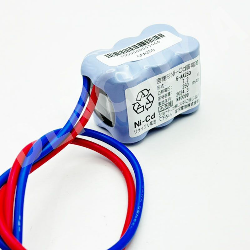 6-AA250 古河電池製 非常警報用バッテリー 7.2V0.25Ah/5HR