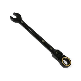 CWL-12-BG フジ矢 純正品新品 首振ラチェットコンビレンチ（黒金）