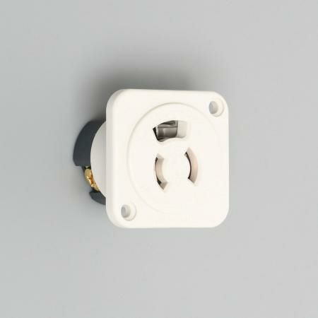 7117GZ-IV  アメリカン電機  抜止形 機器用アウトレット 白 接地2P 15A 125V