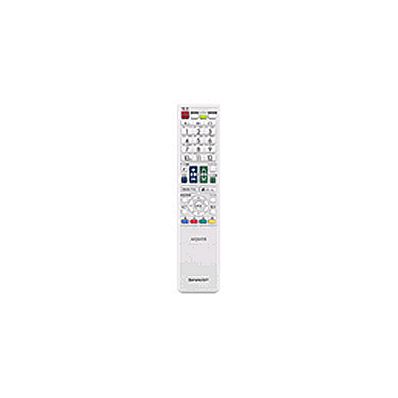 0106380416 シャープ 純正部品 液晶テレビ用 リモコン＜ホワイト系＞ （LC-32J9 LC-40J9）