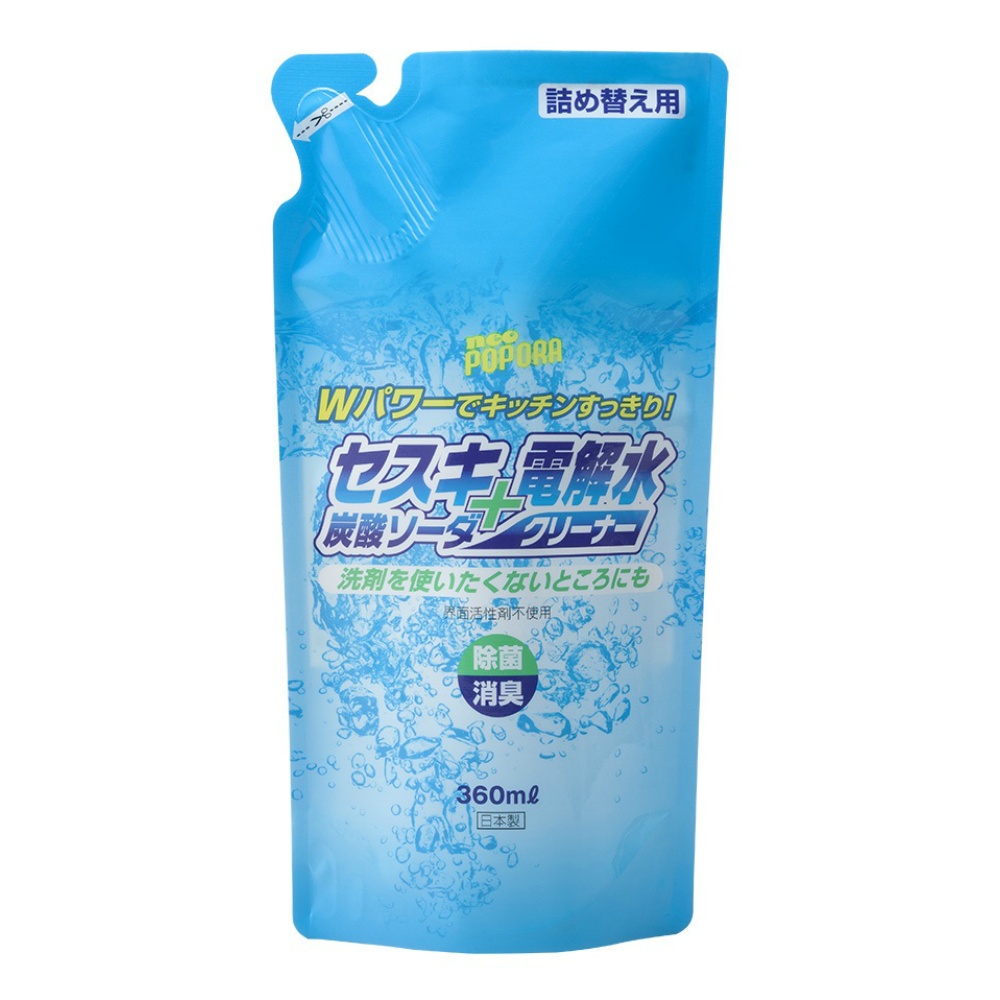 リアルメイト 純正品 セスキ炭酸ソーダ＋電解水クリーナー 詰替 ３６０ＭＬ 4580225440325