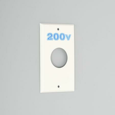 8071N-200  アメリカン電機  エンプラプレ-ト 小穴1ケ用 P:101 200V