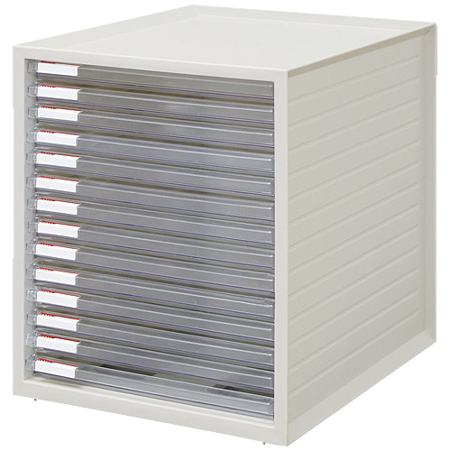 LCE-14S アイリスオーヤマ レターケース超浅型14段 LCE-14Sホワイト 4905009799640 分類：レターケース