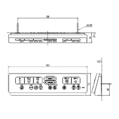 354-1679A-SET LIXIL・INAX 純正部品 壁リモコンキット トイレ部品 [354-1679A-SET]