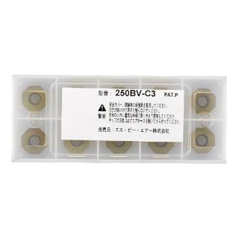 250BV-C3 ベッセル 純正品 3C 片面8面ポジティブチップ 10個 VESSEL