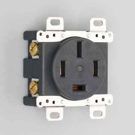 9520N  アメリカン電機  埋込コンセント 接地形3P 50A 250V