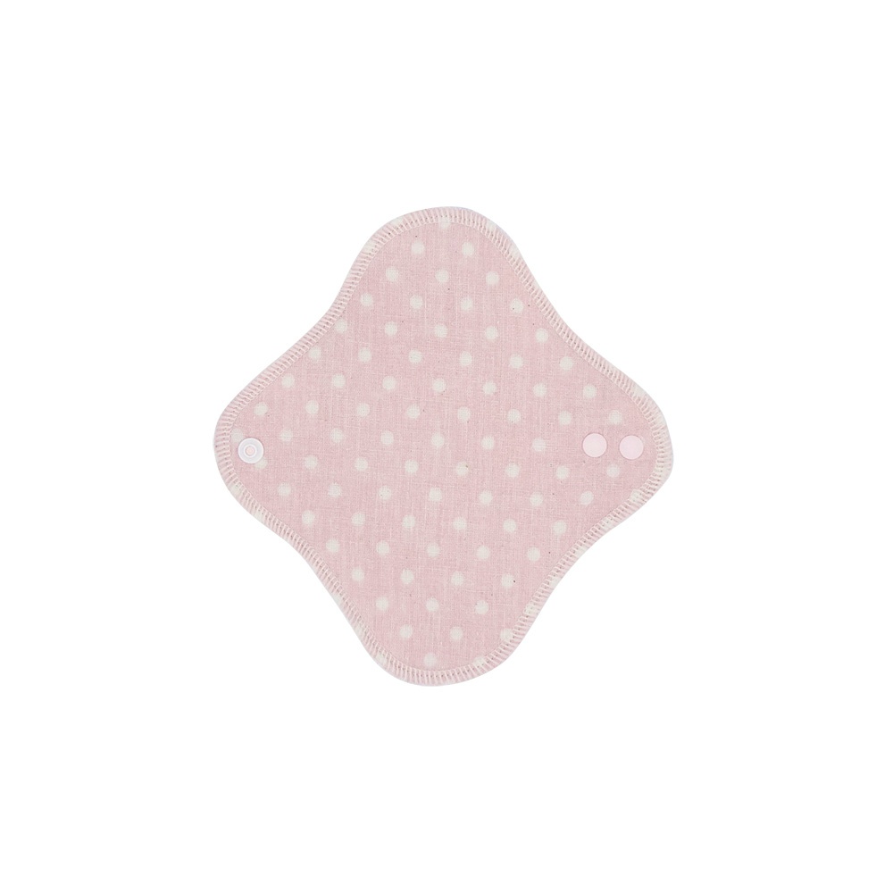 地の塩社 純正品 ｆｕｗａｋｏ（フワコ） 幸せの布ナプキン ライナー Ｗガーゼ水玉ピンク 4982757200109