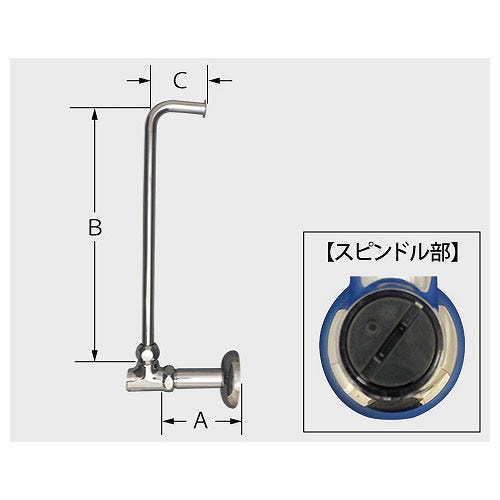 TF-1890EF LIXIL・INAX 純正部品 アングル形止水栓 トイレ部品 [TF-1890EF]