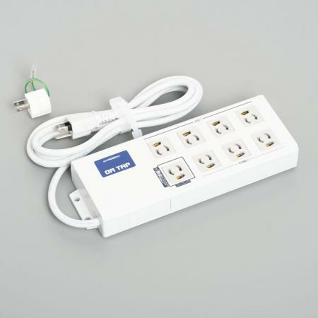 A8921  アメリカン電機  抜止形 OAタップ8ケ口 連動4ヶ口＋非連動3ヶ口  接地2P 15A 125V