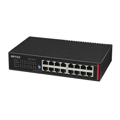 【受注停止】BS-GU2216 バッファロー レイヤー2 Giga アンマネージスイッチ 16ポート BS-GU2016後継