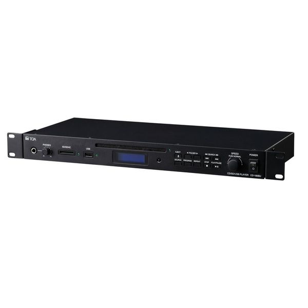 【中止品】TOA  ＣＤ／ＳＤ／ＵＳＢプレーヤー CD-100SU(CD-50 後継品)