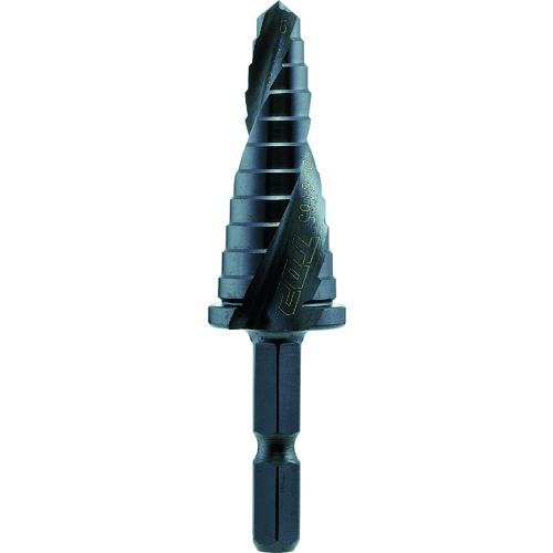 ESD-616S トップ工業 ＴＯＰ　電動ドリル用六角シャンクスパイラルステップドリル　１１段　穴あけ寸法Φ６～１６【発注単位：1】
