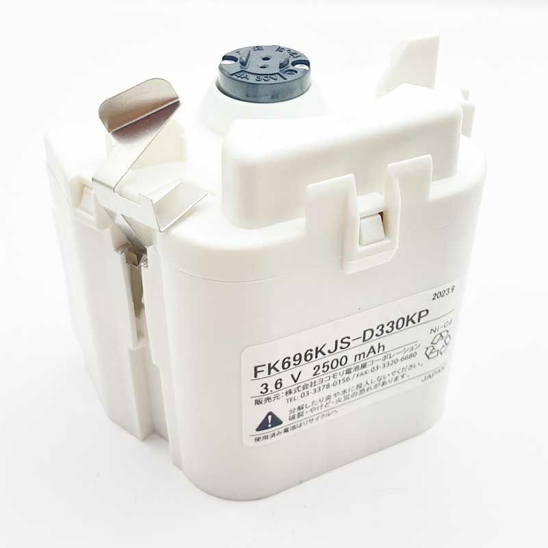 FK696KJ相当品 パナソニック製非常灯用交換電池 ＜FK835K相当品(同等品)＞ 3.6V2500mAh＜年度シール付き＞ コネクター付きそのまま取付できます。
