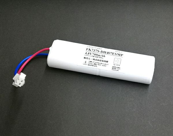 FK737相当品（同等品） ※電池屋製 4.8V700mAh ＜年度シール付き＞ コネクター付きそのまま取付できます。