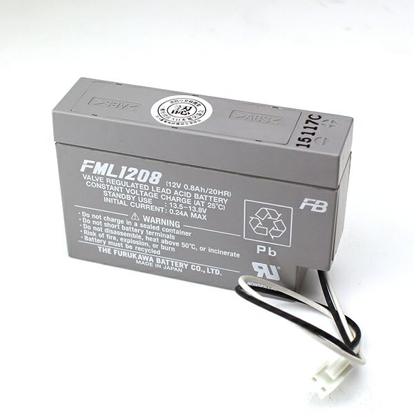 FML1208 古河電池製 小型制御弁鉛蓄電池 認定品 12V0.8Ah/20HR