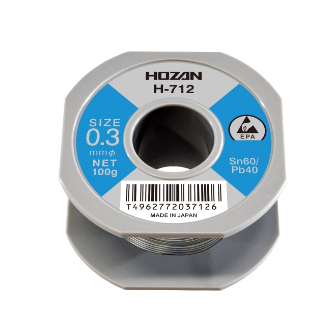 H-712 ホーザン 新品 ハンダ（Sn60%） 0.3mmφ･100g HOZAN