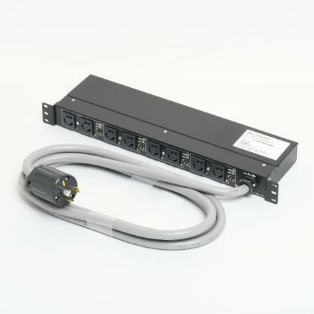HKC2650PT  アメリカン電機  引掛形 コンセントバー8ケ口 1Uタイプ プロテクター付 接地2P 15A 250V