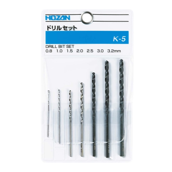 K-5 ホーザン 新品 ドリルセット(7本組) HOZAN