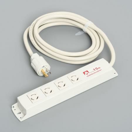 KC1010  アメリカン電機  引掛形 OAタップ4ケ口 コ-ドセット 接地2P 15A 125V